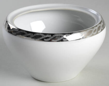 Silver Lichen Sugar Bowl No Lid