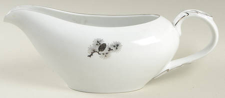 Silver Pine Gravy Boat