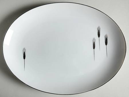 Simple Wheat 12" Oval Serving Platter