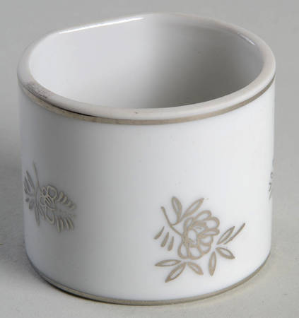 White Rose Napkin Ring