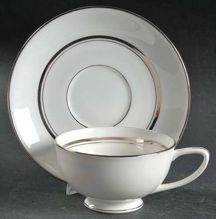 Winthrop Footed Cup & Saucer Set