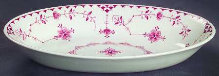 Denmark Pink Relish/Gravy Underplate