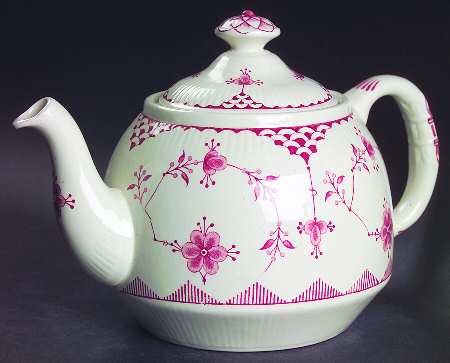 Denmark Pink Teapot & Lid