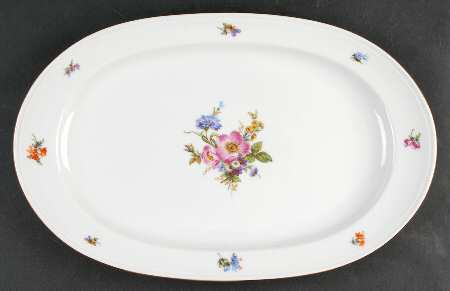 Ancestral Dresden 15" Oval Serving Platter