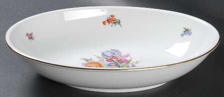 Ancestral Dresden 9" Oval Vegetable Bowl