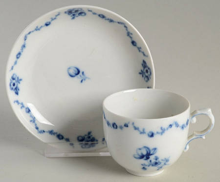 Lottine Flat Demitasse Cup & Saucer Set