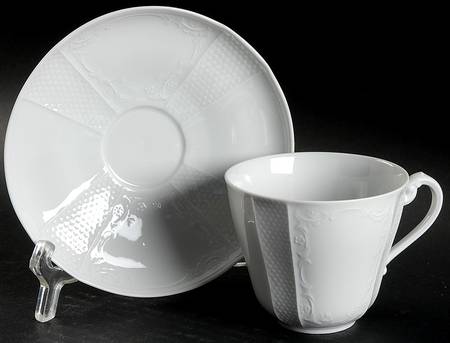 Solitude Flat Cup & Saucer Set