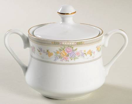 Southampton (Design Off Edge) Sugar Bowl & Lid