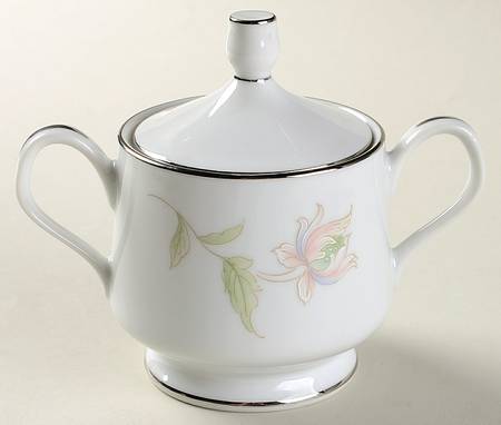 Cherbourg Sugar Bowl & Lid by Four Crown