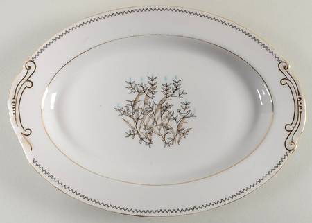 Late In Autumn 12" Oval Serving Platter