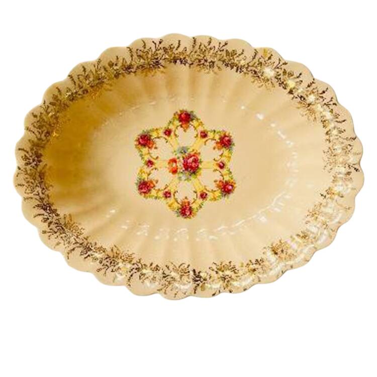 FLW1 9" Oval Vegetable Bowl