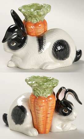 Kensington Rabbit Figural Candlestick