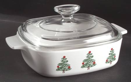 FUO5 1 Qt Square Casserole w/Glass or Plastic Lid