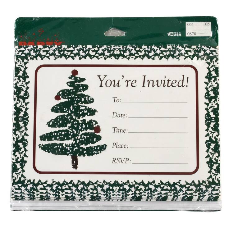 FUO5 Paper Invitations W/Envelopes