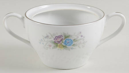 Floral Bouquet Sugar Bowl No Lid