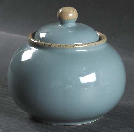 Ventura Teal Sugar Bowl & Lid