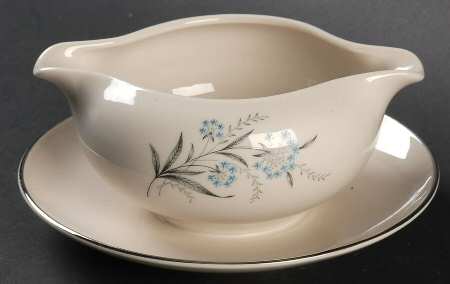 FLE5 (Left Side Decal) Gravy Boat with Attached Underplate by Fleetwood