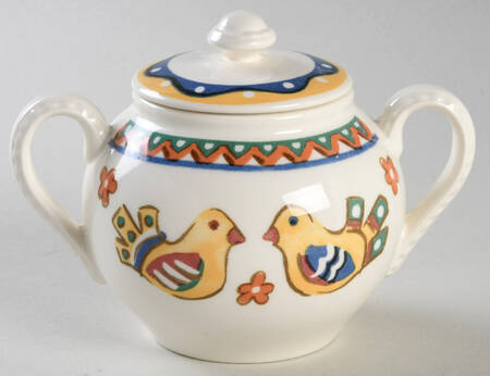 Sierra (Earthenware) Sugar Bowl & Lid