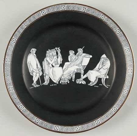 Old Greek Salad Plate by F & R Pratt