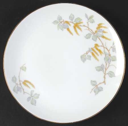 Birch Blossoms (Gold Trim) Salad Plate