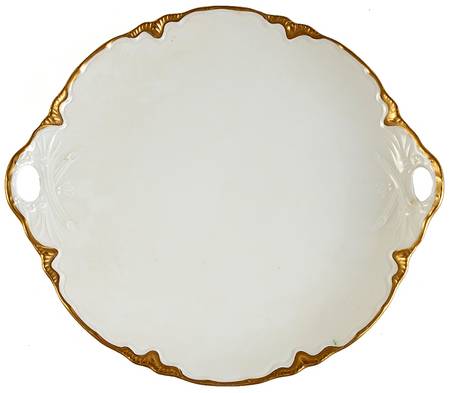 7181 Handled Cake Plate