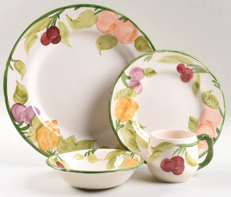 Fresh Fruit 4 Piece Place Setting
