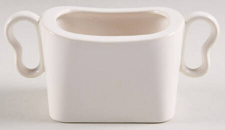 Tiempo White (Salt) Sugar Bowl No Lid