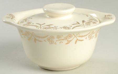 Golden Dawn Sugar Bowl & Lid