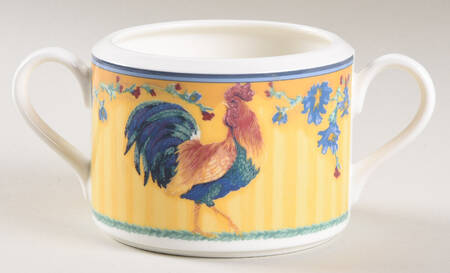 Coq Du Village Sugar Bowl No Lid