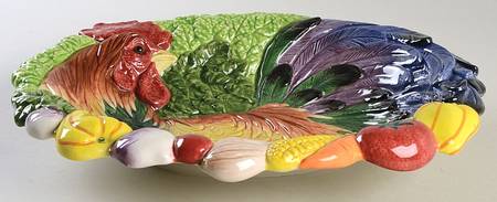 Coq Du Village 12" Oval Vegetable Bowl