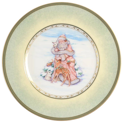 Winter Holiday Salad Plate