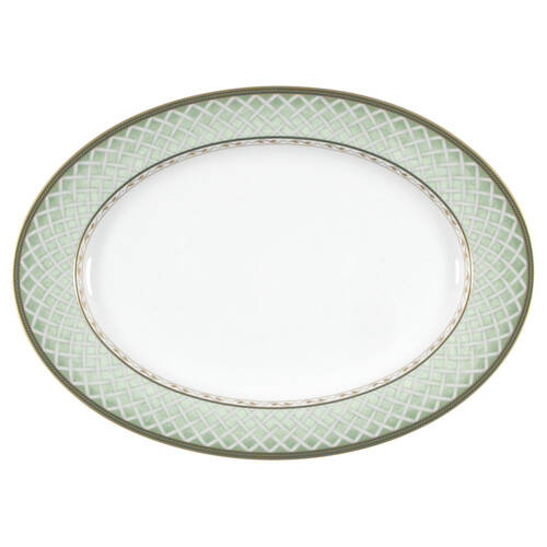 Winter Holiday 15" Oval Serving Platter