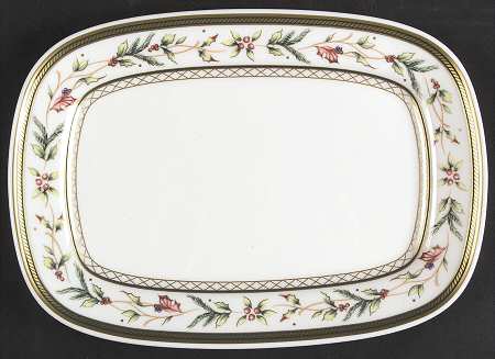 Winter Holiday 10" Rectangular Tray