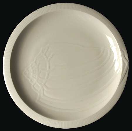 Sea Sculptures White Luncheon Plate