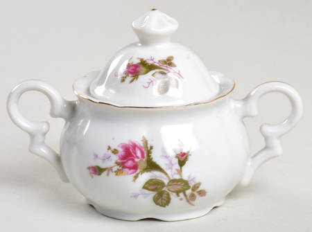 Royal Rose Mini Sugar Bowl & Lid
