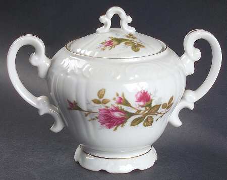 Royal Rose Sugar Bowl & Lid