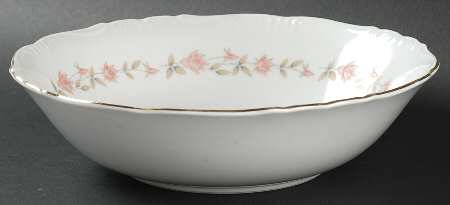 Eternal Rose 9" Round Vegetable Bowl