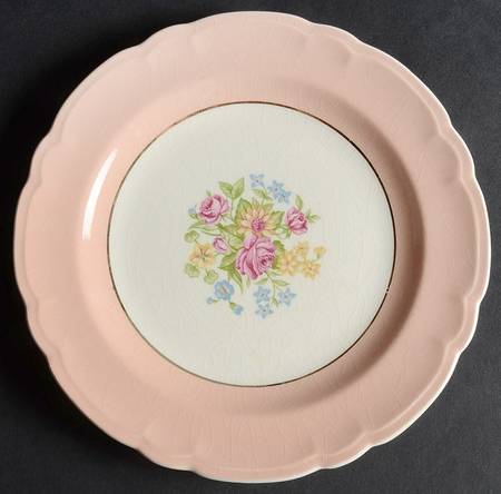 Coral Bouquet Bread & Butter Plate