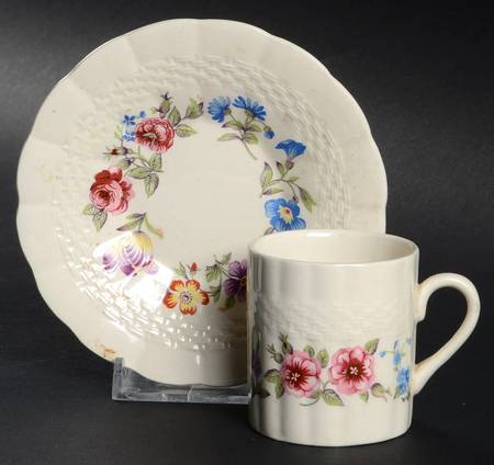 Creston Flat Demitasse Cup & Saucer Set