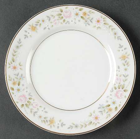 June (Gold Trim) Bread & Butter Plate