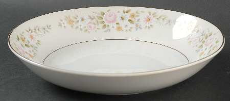 June (Gold Trim) Coupe Soup Bowl