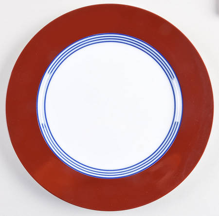 Circa Blue &amp; Cinnabar by Fitz and Floyd