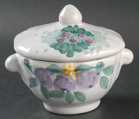Flora Sugar Bowl & Lid