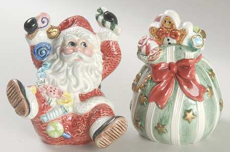 Sugar Plum Christmas #2 Salt & Pepper Set