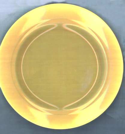 Montecito Bright Yellow Salad Plate