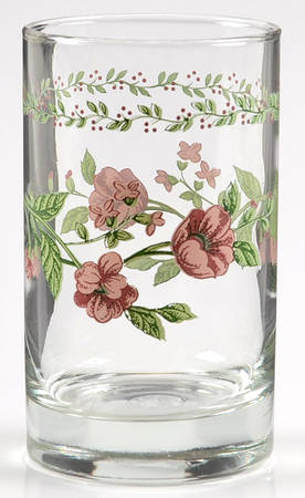 English Garden (4241, Cream Background) 6 Oz Glassware Juice