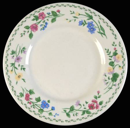 English Garden (4241, Cream Background) Saucer