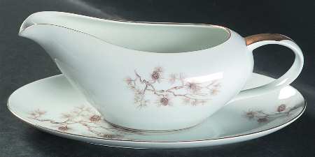 Pine Crest Gravy Boat & Underplate