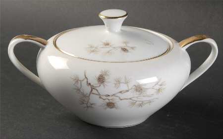 Pine Crest Sugar Bowl & Lid