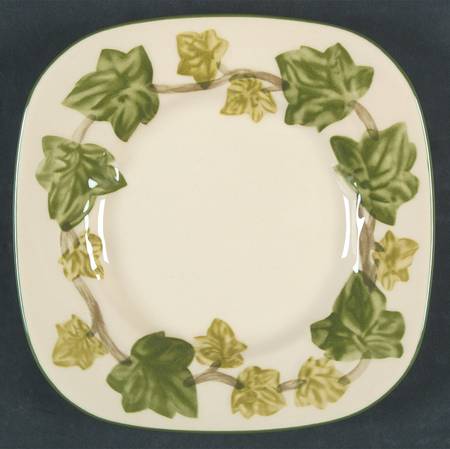 Ivy II (England) Square Salad Plate
